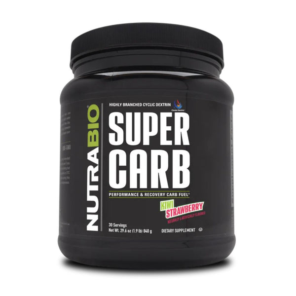 nutrabio Supercarb performance and recovery carb fuel kiwi strawberry