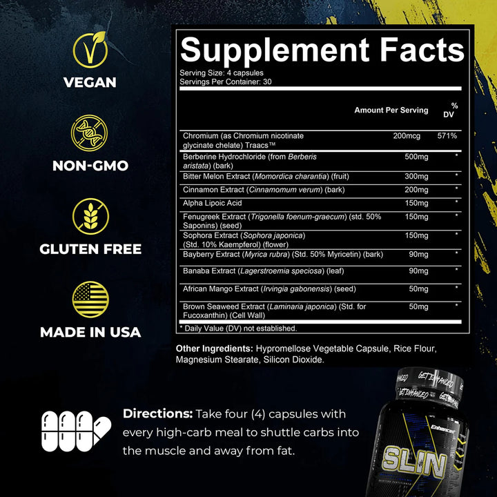 Slin SLIN Glucose Disposal Agent | Enhanced Labs – Shredded Rx
