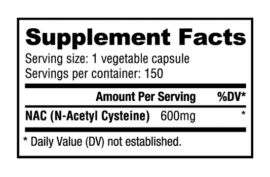 N-Acetyl-Cysteine (NAC) (600 mg)