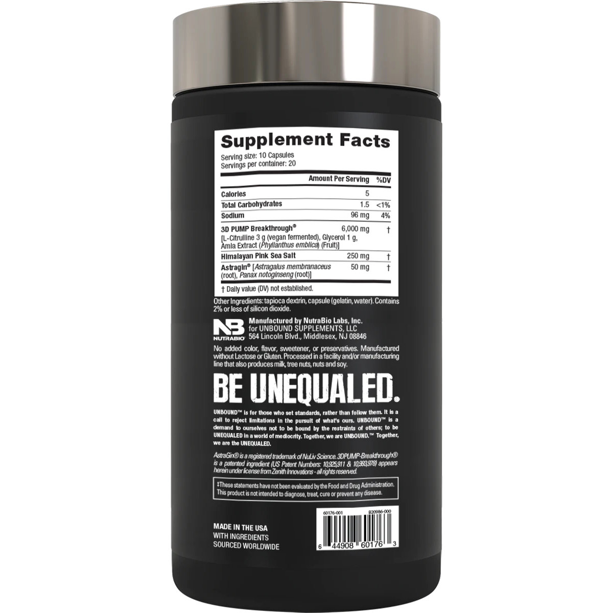 3d pump unleashed pre-workout muscle pump