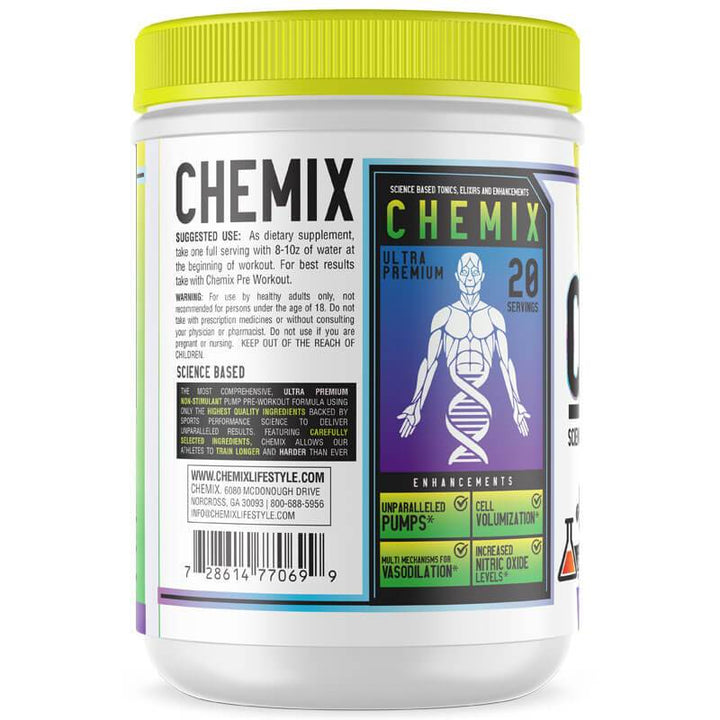 Chemix King of Pumps pre-workout back