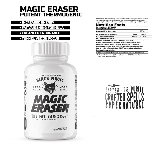Black Magic Supply Magic eraser potent thermogenic
