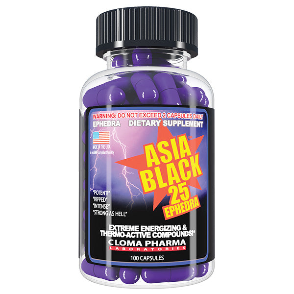 Asia Black Shredded Rx   Cloma Pharma Asia Black 25 Big 