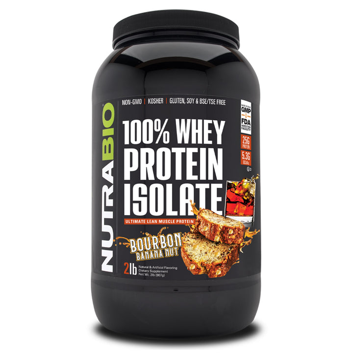 Nutrabio Whey Protein Isolate Burbon Banana Nut