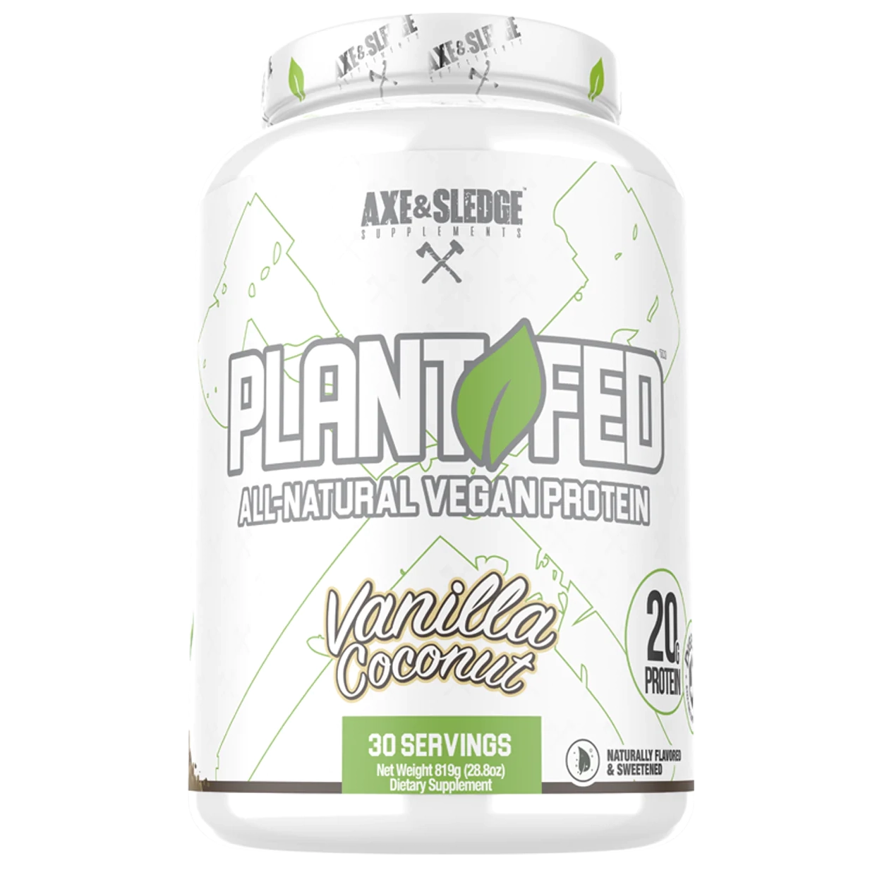plant fed axe and sledge vegan protein